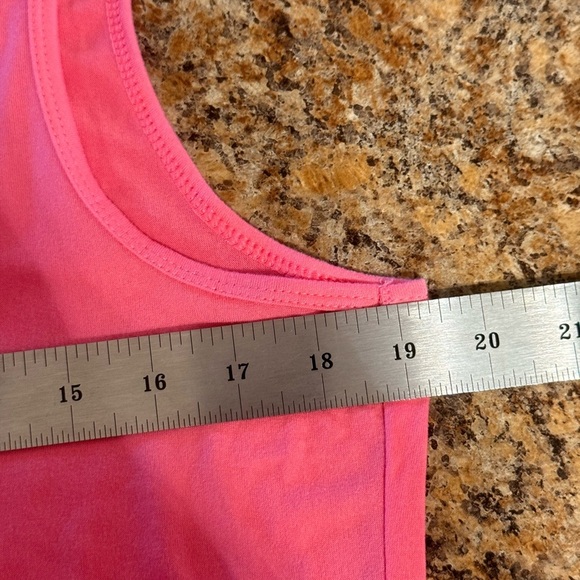Women Dark Pink Tank Top Cami Undershirt Wide Strap Summer Medium Stretch 2xl - Picture 6 of 9